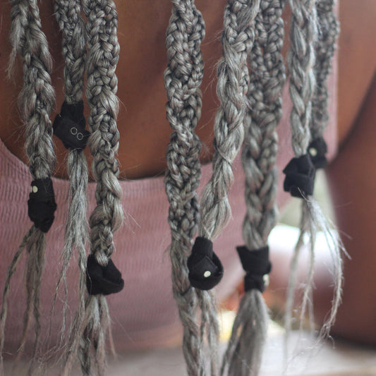 Plastic-Free Hair Ties - Black