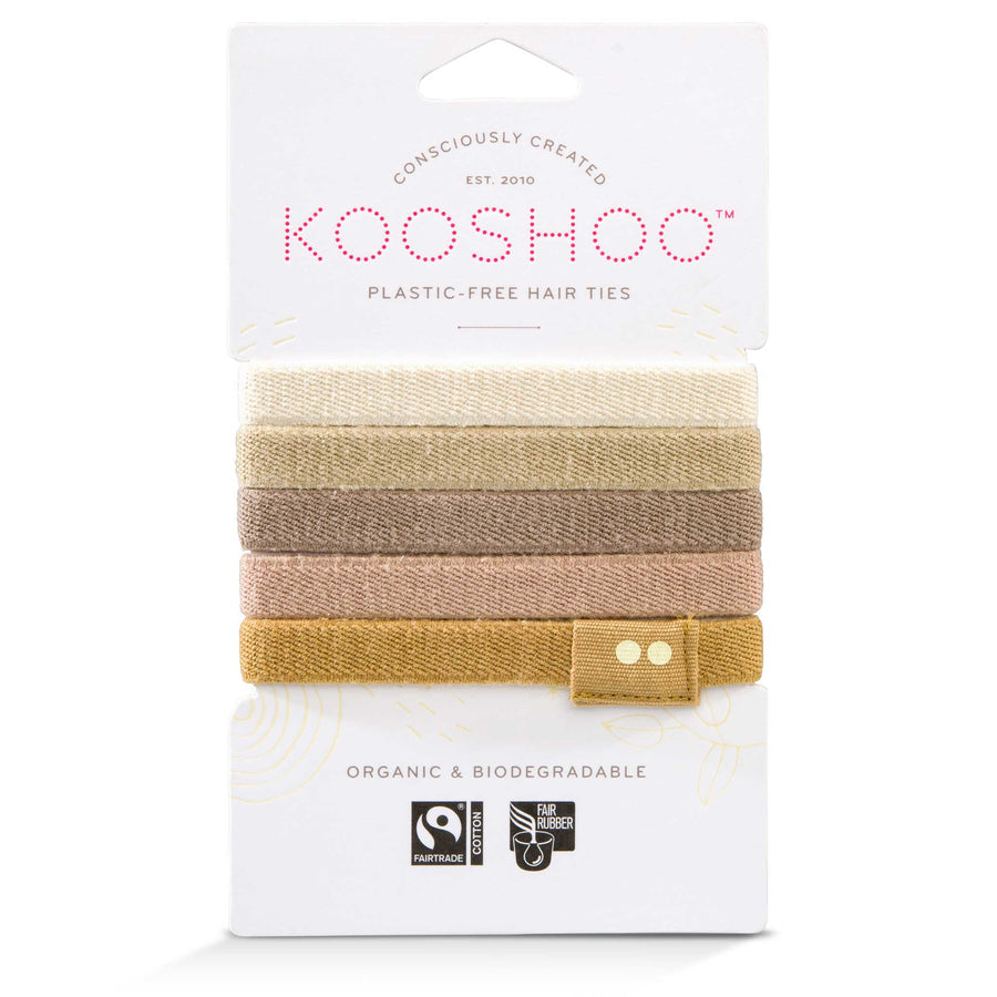 Plastic-Free Hair Ties - Blond