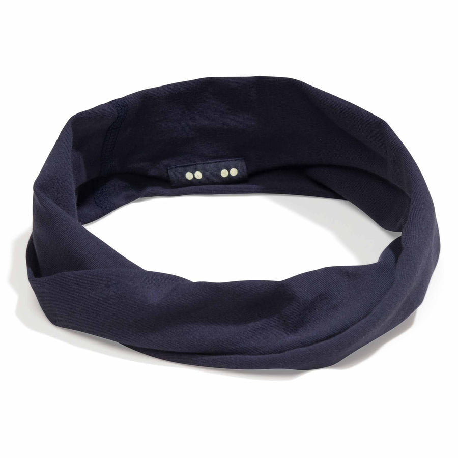 Organic Twist Headbands - Midnight Blue