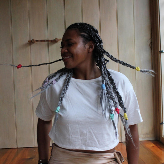 Plastic-Free Hair Ties - Rainbow