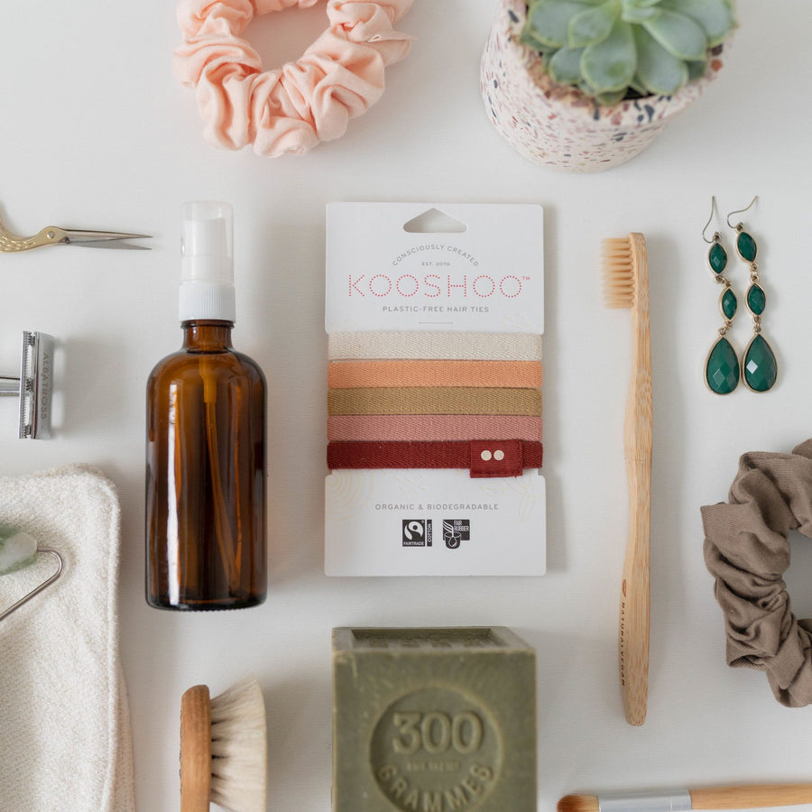 Plastic-Free Hair Ties - Ginger