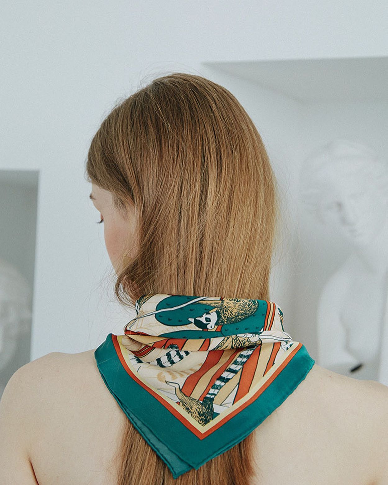 "Madagascar" Silk Bandana