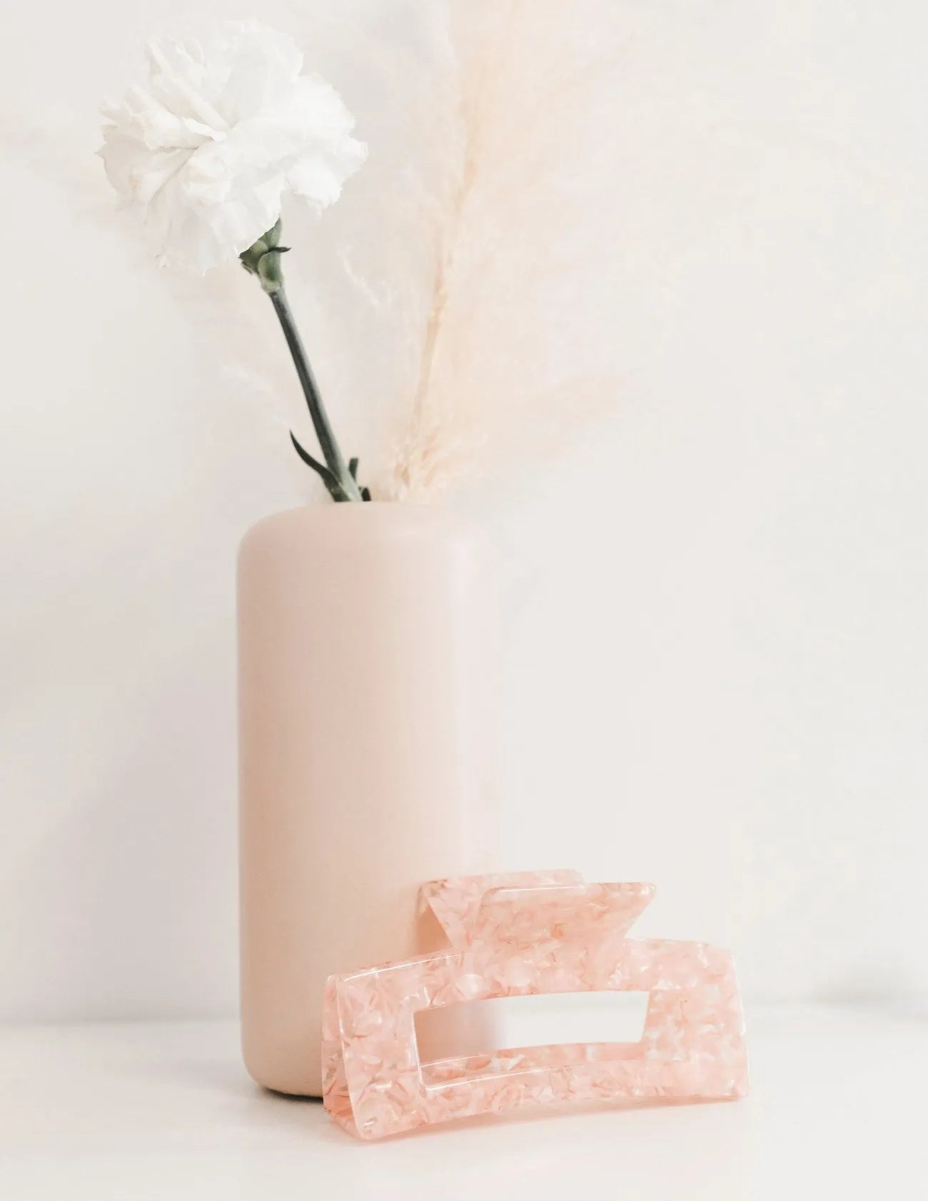 As If Claw Clip Rose Quartz