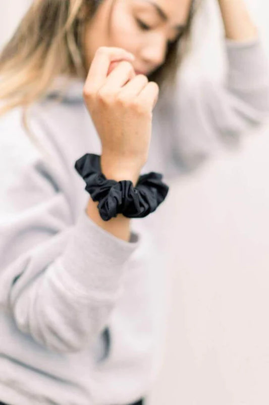 Active+ Black Scrunchie - Classic