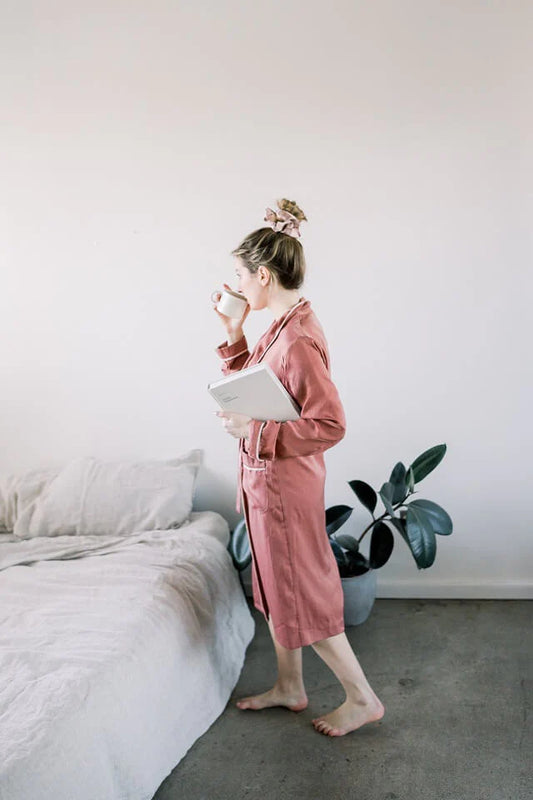 Satin Sleep Blush Scrunchie - Oversized