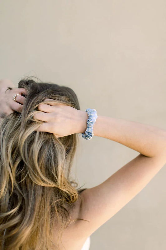 Daisy Floral Scrunchie - Thin