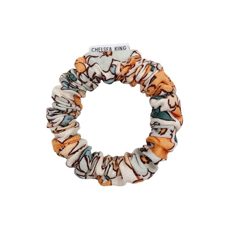 Floral Pastel Scrunchie - Thin