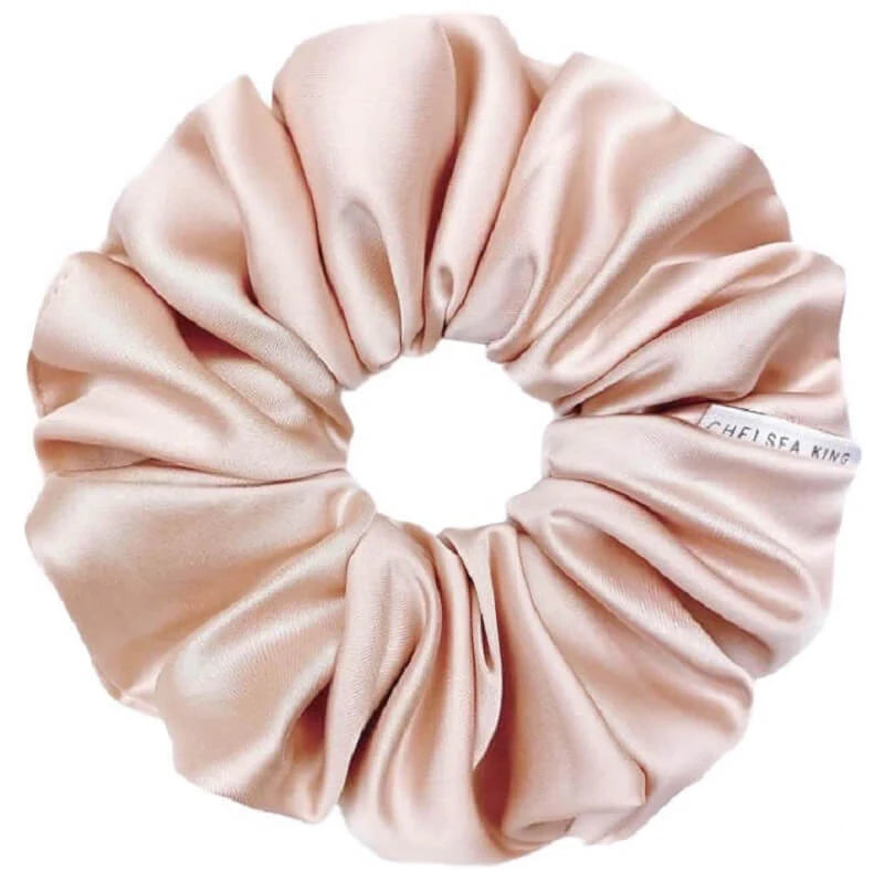 Satin Sleep Blush Scrunchie - Oversized